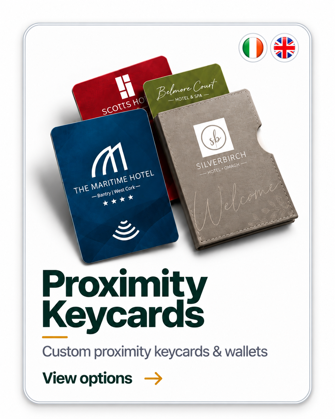 shop proximity keycards