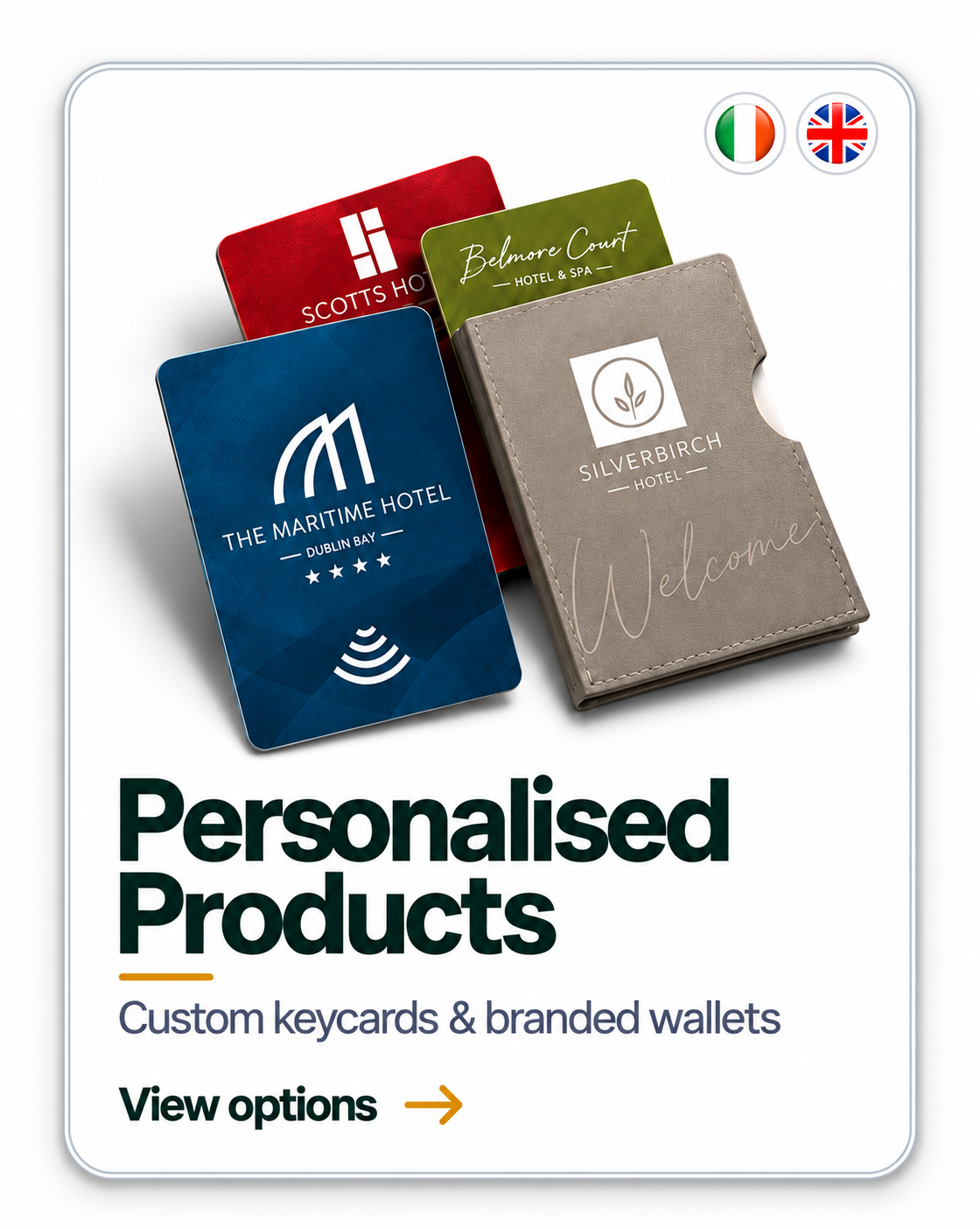Hotel Keycards - design your product now